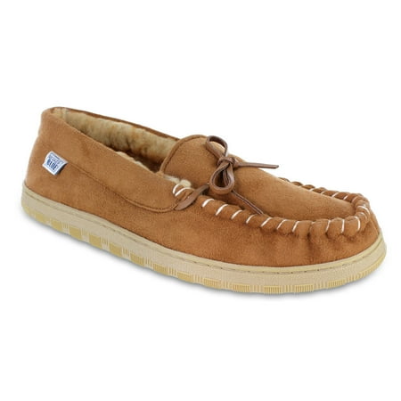 Rugged Blue Fleece Lined Moccasins with High Quality Insole - (Best Quality Mens Shoes)