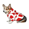 thumbnail image 6 of Uemuo Canada for Winter Dog Hoodie Sweatshirts with Pockets Warm Dog Clothes for Small Dogs Chihuahua-XX-Large, 6 of 8