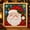 Santa Claus, variant on Christmas Kintsugi Fabric Art Kit for Adults, DIY Xmas No-Sew Fabric Mosaic Wall Art Craft Kit with Wooden Frame Pre-Cut Template Picture Art for Holiday Home Decor Gifts