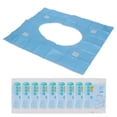 thumbnail image 3 of Cubierta de asiento de inodoro conveniente práctico liviano portátil biología degradable fuerte absorción cubierta de papel higiénico para viajes para el hogar Fugacal Otros, 3 of 8