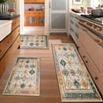 thumbnail image 2 of Kitchen Rugs Sets of 3 Non Slip Washable Kitchen Mats for Floor, Waterproof Kitchen Runner Rug, Floor Mat Carpet for Entryway, Laundry, Sink, Hallway, Bathroom, 2 of 12