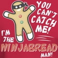 thumbnail image 3 of CafePress - Ninjabread Man Dark T Shirt - Men's Classic Graphic Cotton T-Shirt, 3 of 4