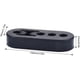 thumbnail image 4 of Colgador de escape de goma (negro), soporte de buje aislante ajustable Universal de 4 orificios, 2 uds., 4 of 4