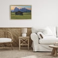 thumbnail image 3 of Stupell Industries Farmhouse Solitary Cabin with Looming Cliffs Gold Floating Frame Canvas Art, 25 x 17, by Renel Peters, 3 of 8