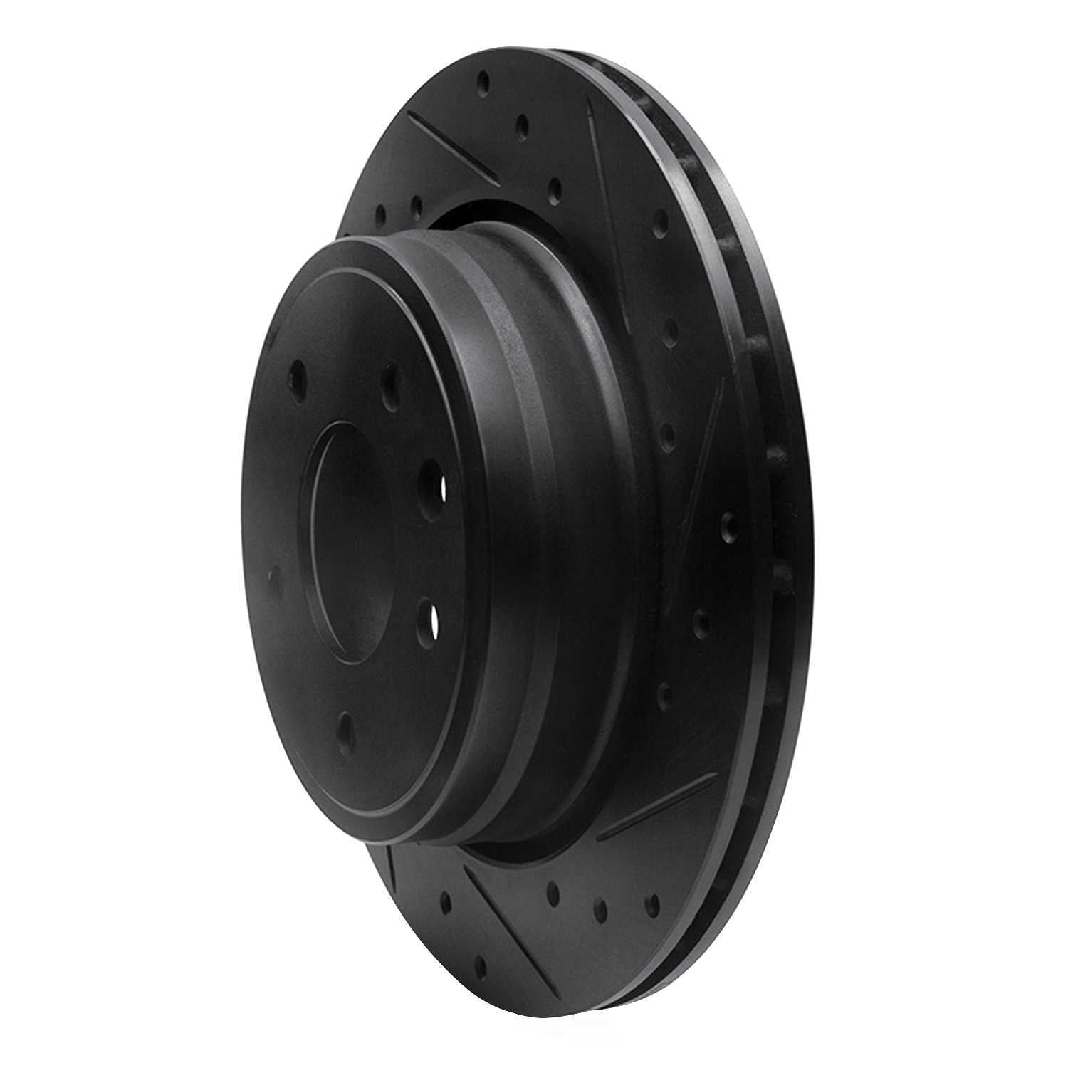 Dynamic Friction Company 633-20009R DFC Brake Rotor - Drilled And Slotted - Black