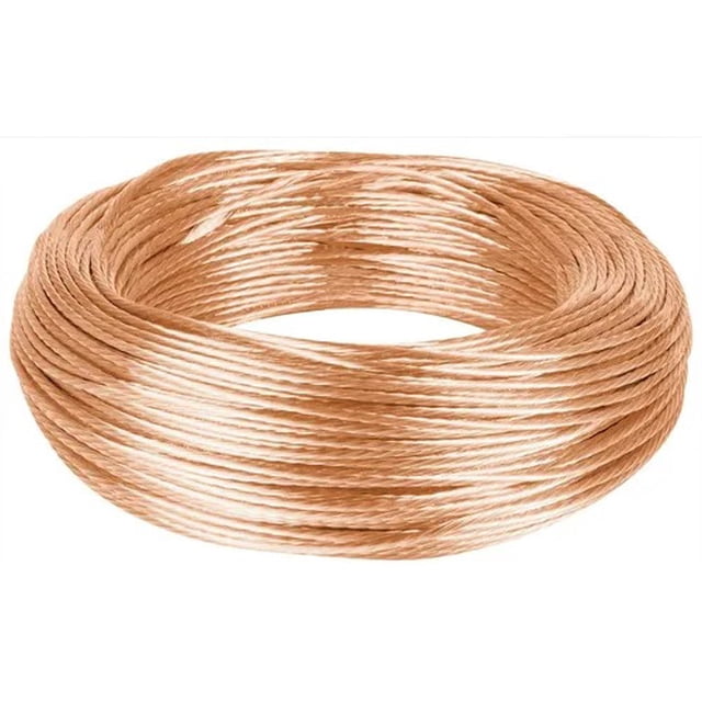Cable Desnudo Voltech Calibre 10 Awg 100 Mt CADES-10-100
