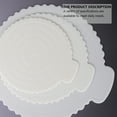 thumbnail image 2 of CRAFTHROU 5Pack Round Cake Base Non-Stick ABS for Transporting and Serving Delicious Desserts, 2 of 8