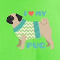 thumbnail image 3 of CafePress - Love My Pug T Shirt - Light T-Shirt - CP, 3 of 4