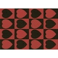thumbnail image 1 of Ahgly Company Machine Washable Indoor Rectangle Transitional Red Brown Area Rugs, 7' x 10', 1 of 7