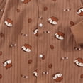 thumbnail image 6 of Gibobby Infant Newborn Baby Girls Clothes Soft Rompers 3 6 9 12 18 24Months 2T Long Sleeve Onesie Sleepwear Infant Baby Fall Winter Clothes(9-12 Months,Brown), 6 of 7