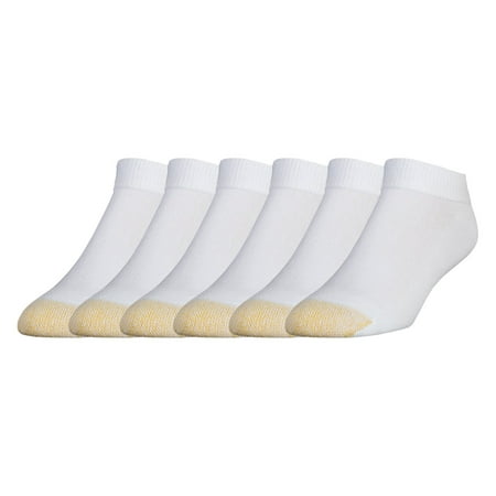 

Gold Toe Men s Cotton Low Cut Sport Liner Socks 6-Pairs White Large