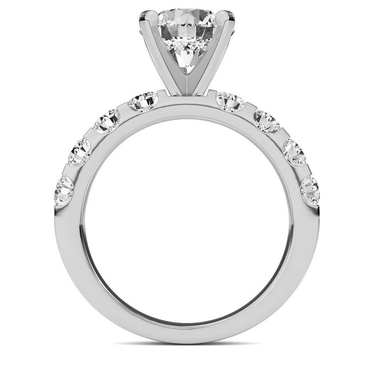 Lina Jewel Brilliant Round Cut Ct Engagement Solitaire Ring