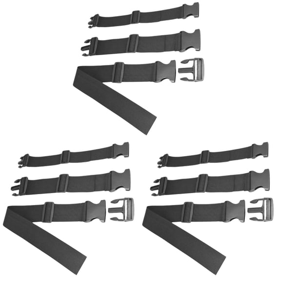 9 Pcs School Bag Extender Strap for Crossbody Shoulder Extension Buckle Carrying Travel