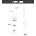 thumbnail image 2 of 700C Carbon fiber bicycle Road CX Gravel Bike 1-1/8 to 1-1/2 tapered Fork  Flat mount Disc Brake Fork 12mm thru axle, 2 of 5