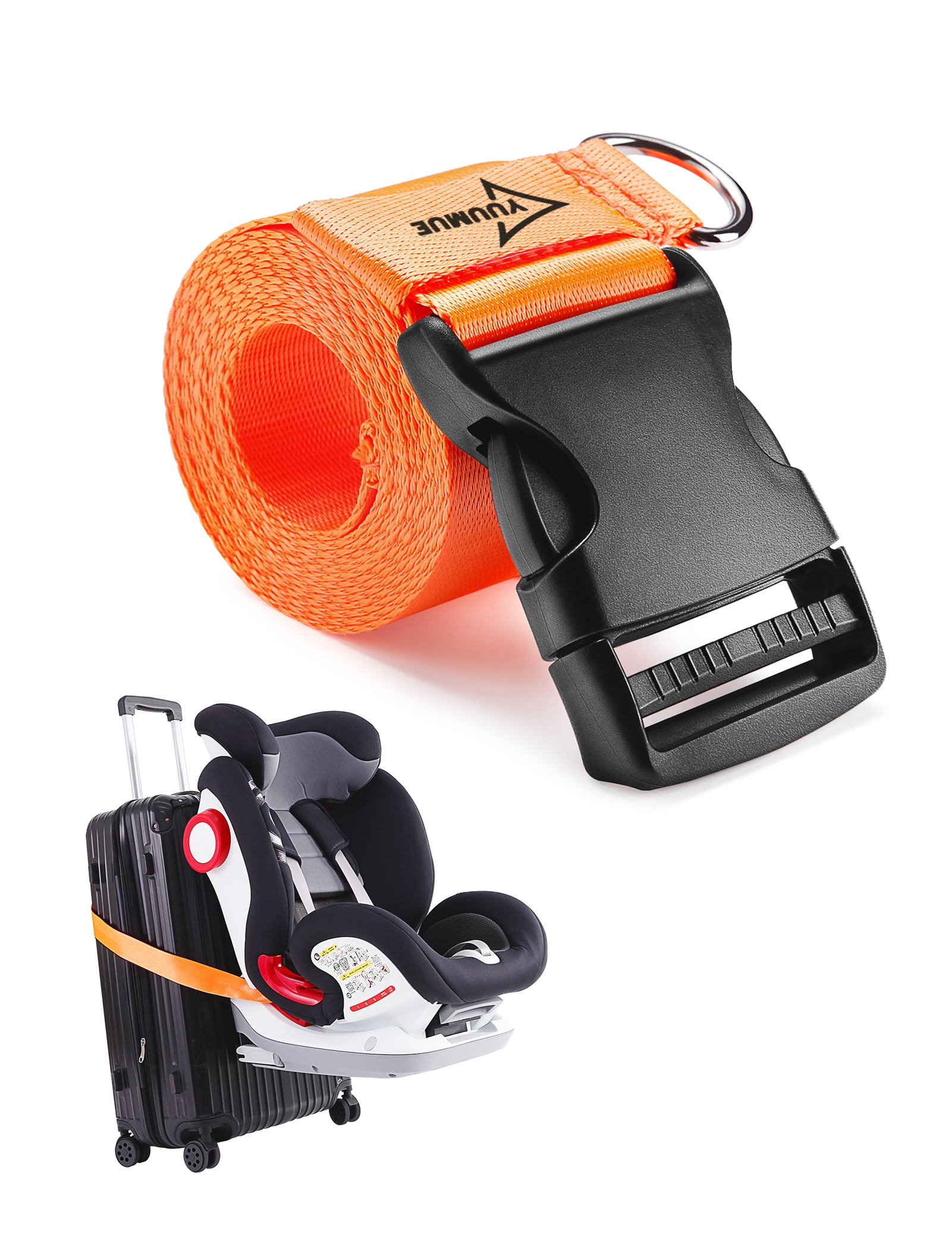 Car Seat Travel Belt, Adjustable car seat Travel Strap for Transport