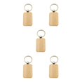 thumbnail image 1 of relayinert 1/2/3/5 Wood Key Chain Craft Blank Keyring Gift Personalized Pendant Hanging Outdoor Holder Handicraft Organizer Accessory Type 5 5PCS, 1 of 6