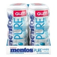 thumbnail image 2 of Mentos Gum Pocket Bottle, Pure White Sweet Mint, 1.06 Ounce Pack of 10, 2 of 9