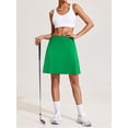 thumbnail image 4 of Weardear 18" High Waisted Skirts for Women Pleated Athletic Skorts with 4 Pockets Inner Drawstring Golf Skirts for Tennis Workout, 4 of 6