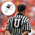 thumbnail image 3 of OUNONA  10 Pcs Referee Whistle Football Red and Whistles Child Silver, 3 of 8