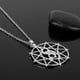 thumbnail image 3 of Jewelry Slipknot Necklace Hollow Pendant, 3 of 4