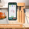 thumbnail image 4 of Smart Wireless Meat Thermometer 98FT Wireless Range BT Meat Thermometer, 4 of 8