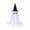 Black, variant on Halloween Ghosts Spooky Decorations Outdoor, Spooky Halloween White Ghost with Witch Hat Horror Decor, Standing Scary Light Up Ghost Decor for Porch Courtyard, Lawn, Gardens