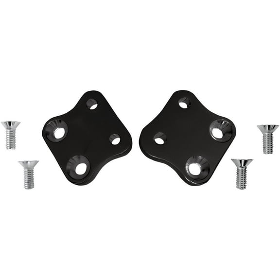 Accutronix Black Kick Back Plates (FCKB102-B)
