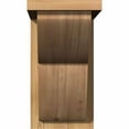 thumbnail image 2 of 7 1/2"W x 14"D x 14"H Crestline Smooth Corbel w/Backplate, Western Red Cedar, 2 of 9