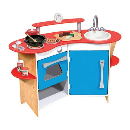 Melissa Doug Cook S Corner Wooden Pretend Play Toy Kitchen Melissa Doug Cook S Corner Wooden Pretend Play Toy Kitchen