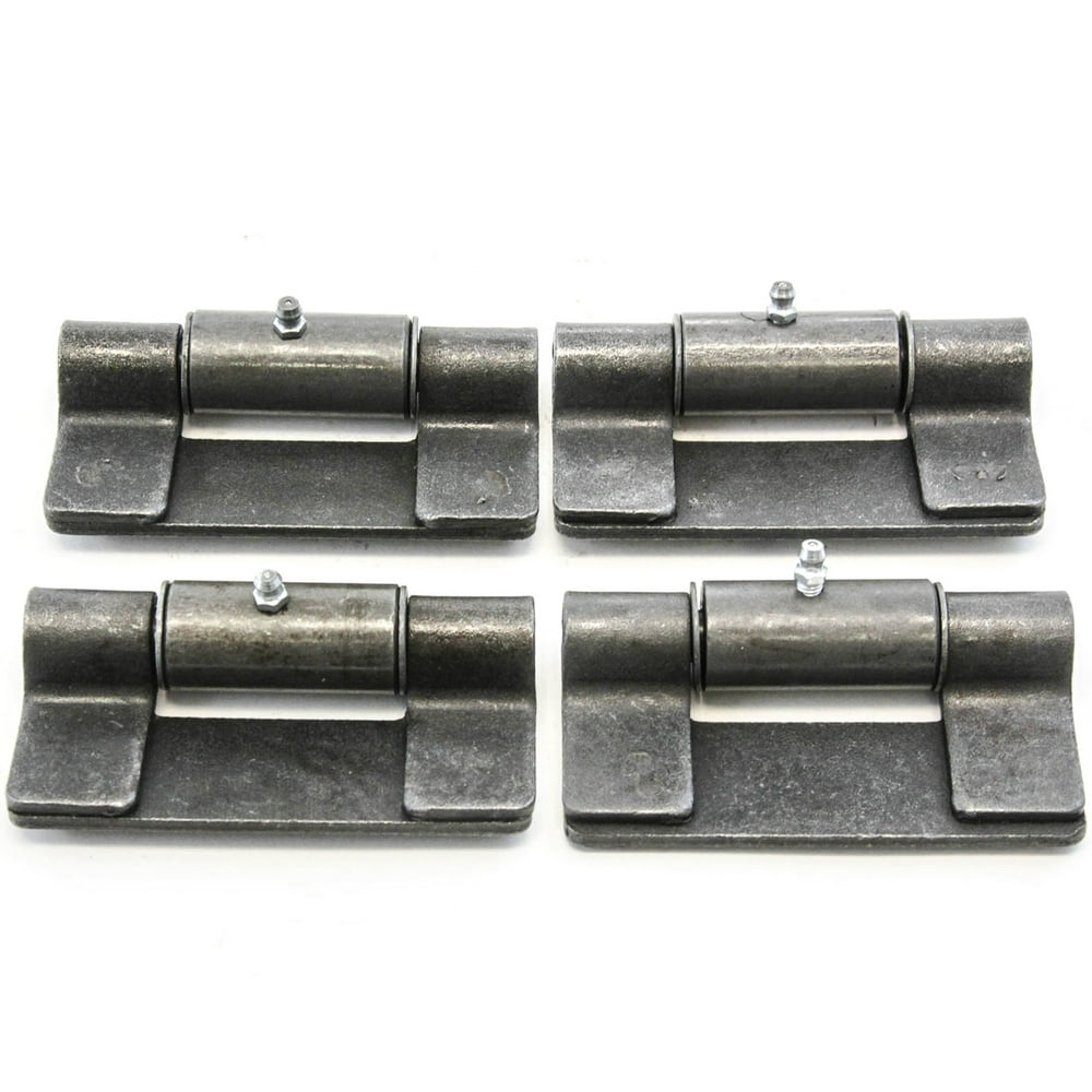 Red Hound Auto 4 Weld on Hinges Butterfly Trailer Compatible with Ramp
