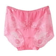 thumbnail image 2 of HUPOM Ladies Underwear Panties Briefs Casual Tie Seamless Waistband Pink 2XL, 2 of 8