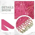thumbnail image 7 of DHFJKG Women Sequin Crop Top Belly Dance Halter Side Tie Tank Top Coin Tassel Camisole Shirt Sleeveless Glitter Trendy Tops, 7 of 7