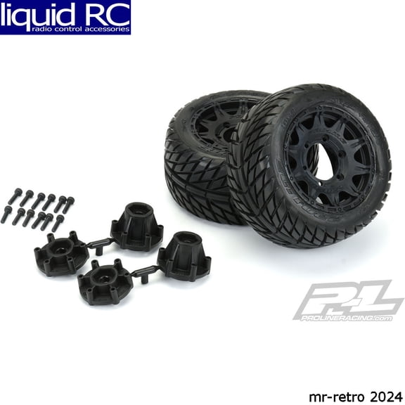 Pro-Line 1016110 Street Fighter LP 2.8 Mounted Raid Black 6x30 Front/Rear