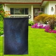 thumbnail image 2 of Black Starry Sky Double Sided Garden Flag for Indoor Outdoor Decorations 12.5 * 18 Inches Square, 2 of 7