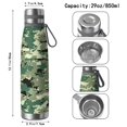 thumbnail image 3 of 29oz Insulated Water Bottle with Tea Infuser, Stainless Steel Travel Mug, Camouflage Print, 3 of 6