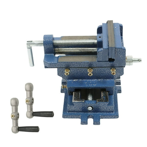 ALL-CARB 4" CROSS DRILL PRESS Vise X-Y Clamp Heavy Duty Machine Slide Metal Milling 2 Way