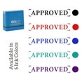thumbnail image 2 of Printtoo Approved Self Inking Rubber Stamp Pre-Inked Office Stamp- Home Office Business Stationery, Green- 42 x 9 mm, 2 of 7