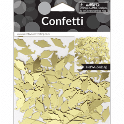 Creative Converting Gold Solid Print Graduation Confetti