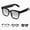 Shiny Black02, variant on AI Smart Glasses with 8MP Camera, 6-Axis EIS 1200P Video Recording Sunglasses, Bluetooth 5.4 Open-Ear Audio with ChatGPT Translation for Cycling & Vlogging, 42g Lightweight