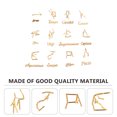 thumbnail image 4 of 24pcs Twelve Constellations Theme Word Message Charms DIY Jewelry Material, 4 of 4