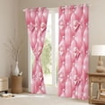 thumbnail image 3 of Feelyou Princess Bowknot Blackout Curtains Set of 2 (52x84 Each), Fairy Window Curtains, 3 of 6