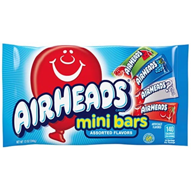AirHeads Candy Variety Bag, Individually Wrapped Assorted Fruit Mini