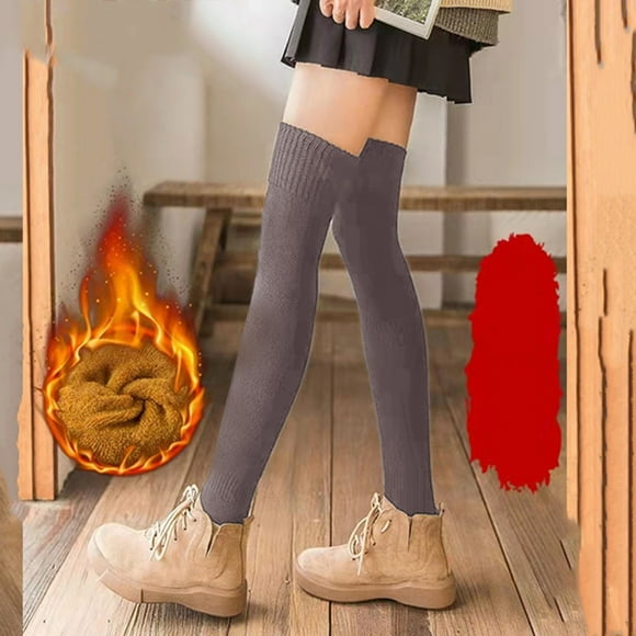 Chaussettes Chaudes de Noël Mode Coupe-Vent Imprimées Mi-Mollet Chaussettes Longues en Coton Chaussettes de Sport