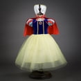 thumbnail image 4 of Vestido de Blancanieves para niñas de Halloween, vestido infantil, vestido de actuación navideña, disfraz de actuación, 4 of 6