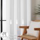 thumbnail image 5 of Cortinas Blackout Blancas, Juego de 2 Paneles, 52x72 Pulgadas, Cortinas Blackout con Bolsillo para Barra, Cortinas Térmicas Aislantes para Ventanas, Calor de Verano, Cortinas Sólidas con Privacidad A, 5 of 7