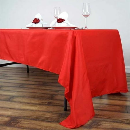 

Efavormart 60x126 RED Wholesale Linens Polyester Tablecloths Banquet Linen Wedding Party Restaurant Tablecloth