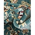 thumbnail image 3 of Unique Loom Narenj Collection Area Rug - Leeds (10' x 13' Rectangle Blue/Burgundy), 3 of 7