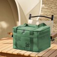thumbnail image 1 of Bolsa de almacenamiento para acampar 30l Bolsa de transporte de gran capacidad para picnic de playa afuera Verde, 1 of 8