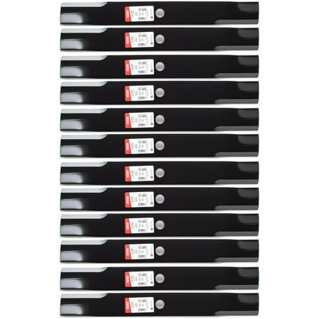 

12PK Oregon 91-078 Blades for 60 John Deere M128485 M144196 M168223 60 Z Trac 7 Iron