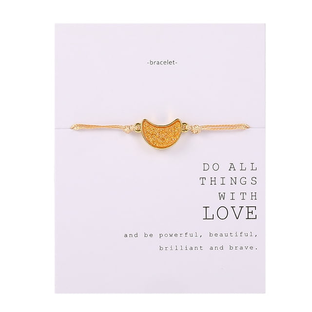 Xihbxyly Pulsera de Tarjeta para Mujer, Pulsera Europea con Tarjeta de Bendición para Maestras, Pulsera con Cadena, Pulsera Diy